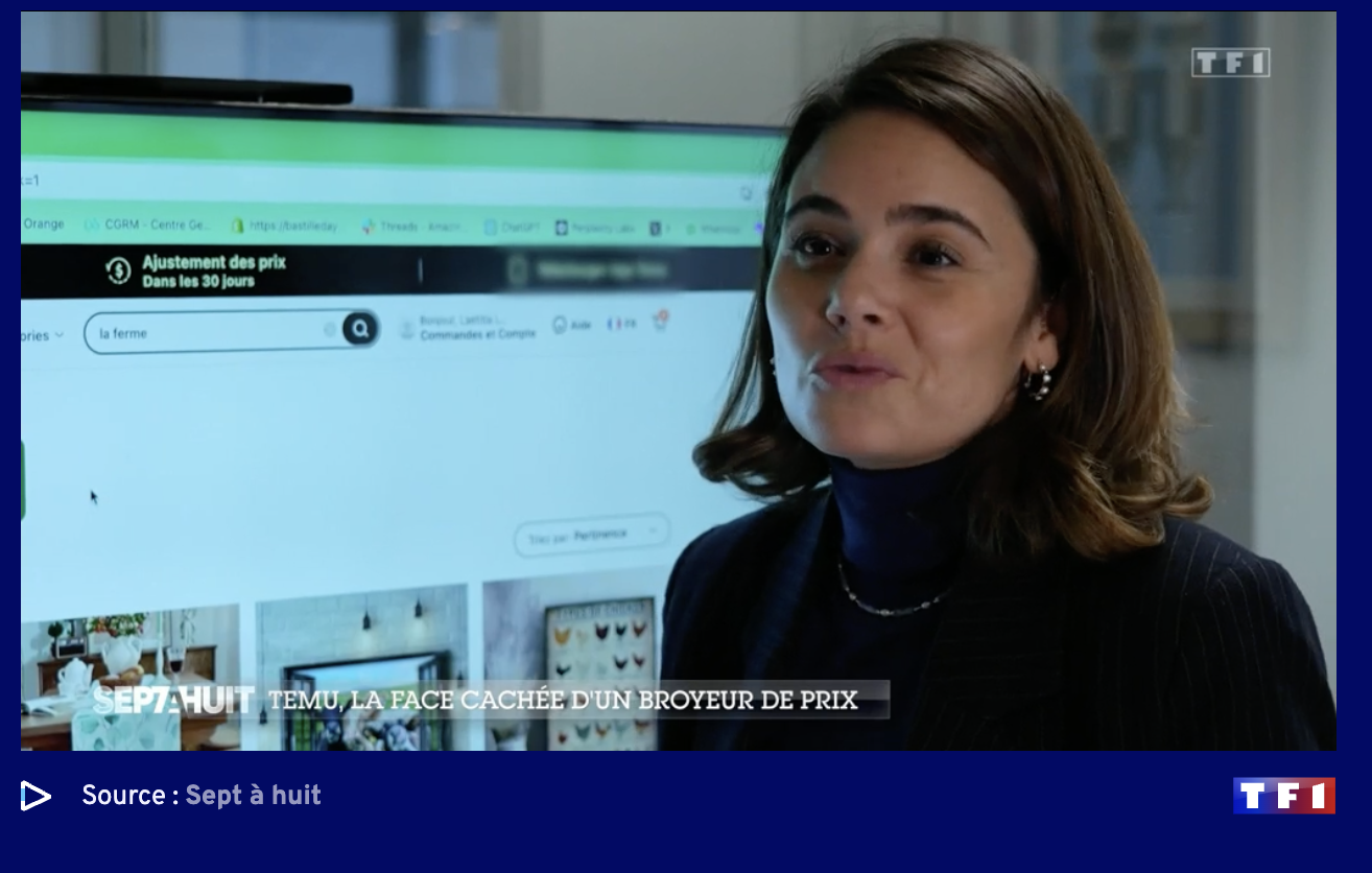 Intervention TV & vidéo de Laetitia Lamari