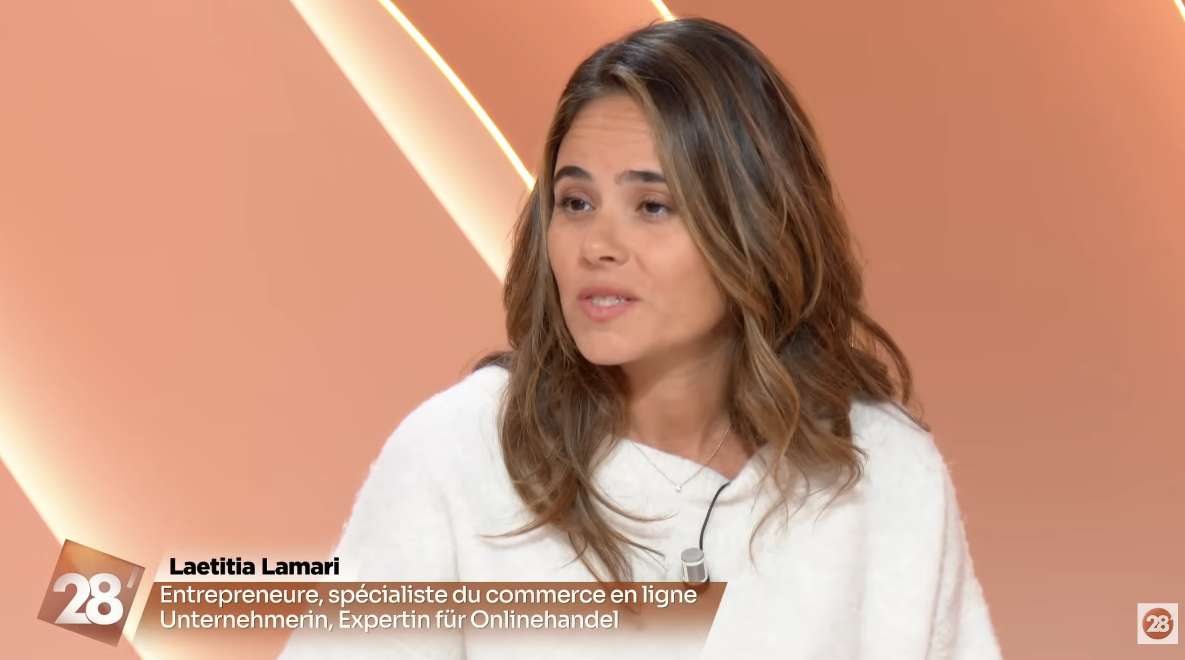 Intervention TV & vidéo de Laetitia Lamari