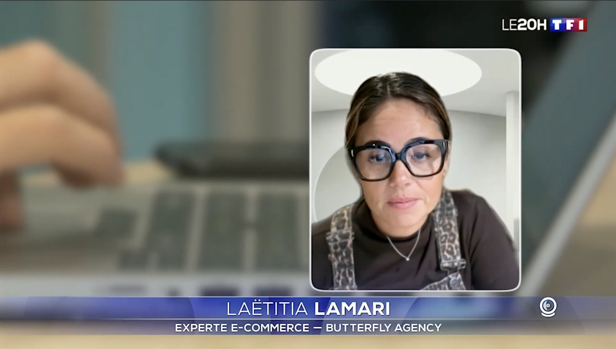 Intervention TV & vidéo de Laetitia Lamari